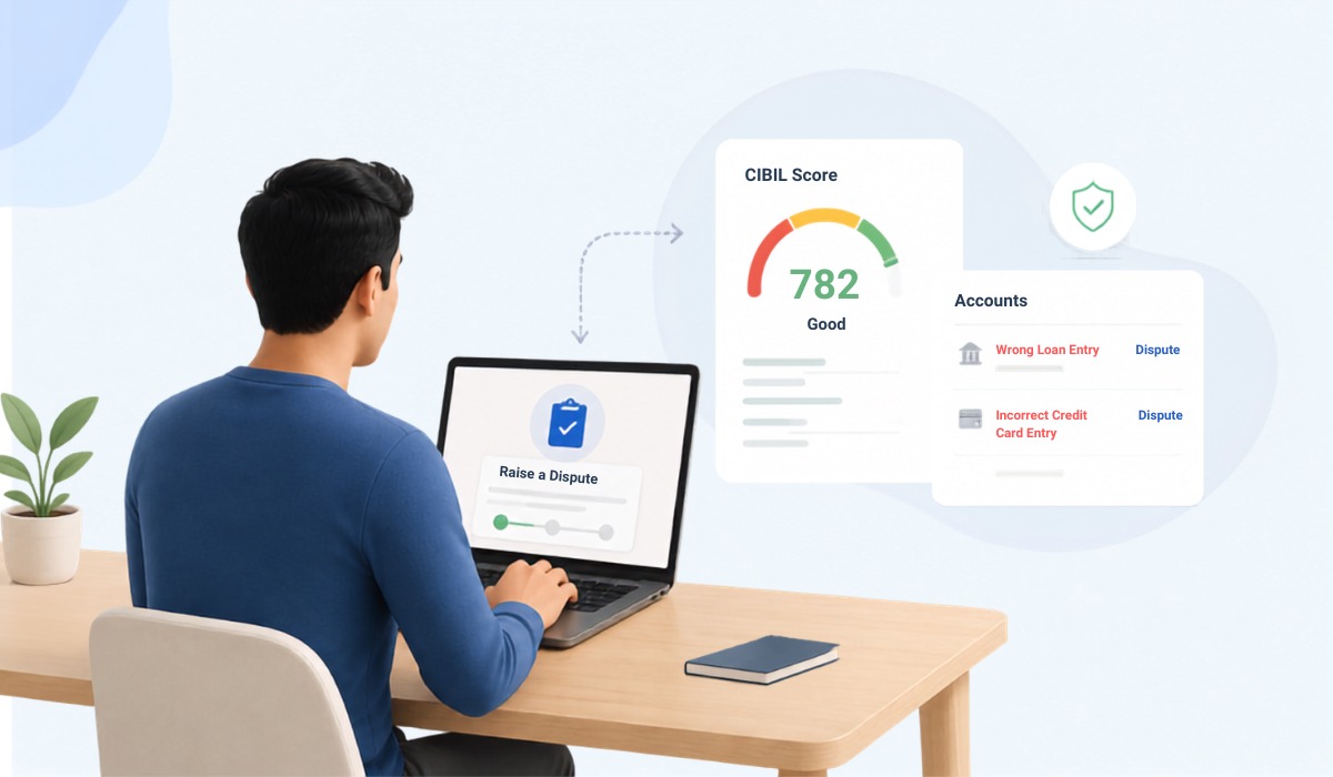 How to Raise a CIBIL Dispute Online for Wrong Loan or Credit Card Entries